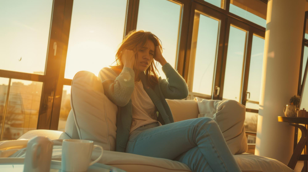 Meditasyon yapan ve rahatlayan bir kişi